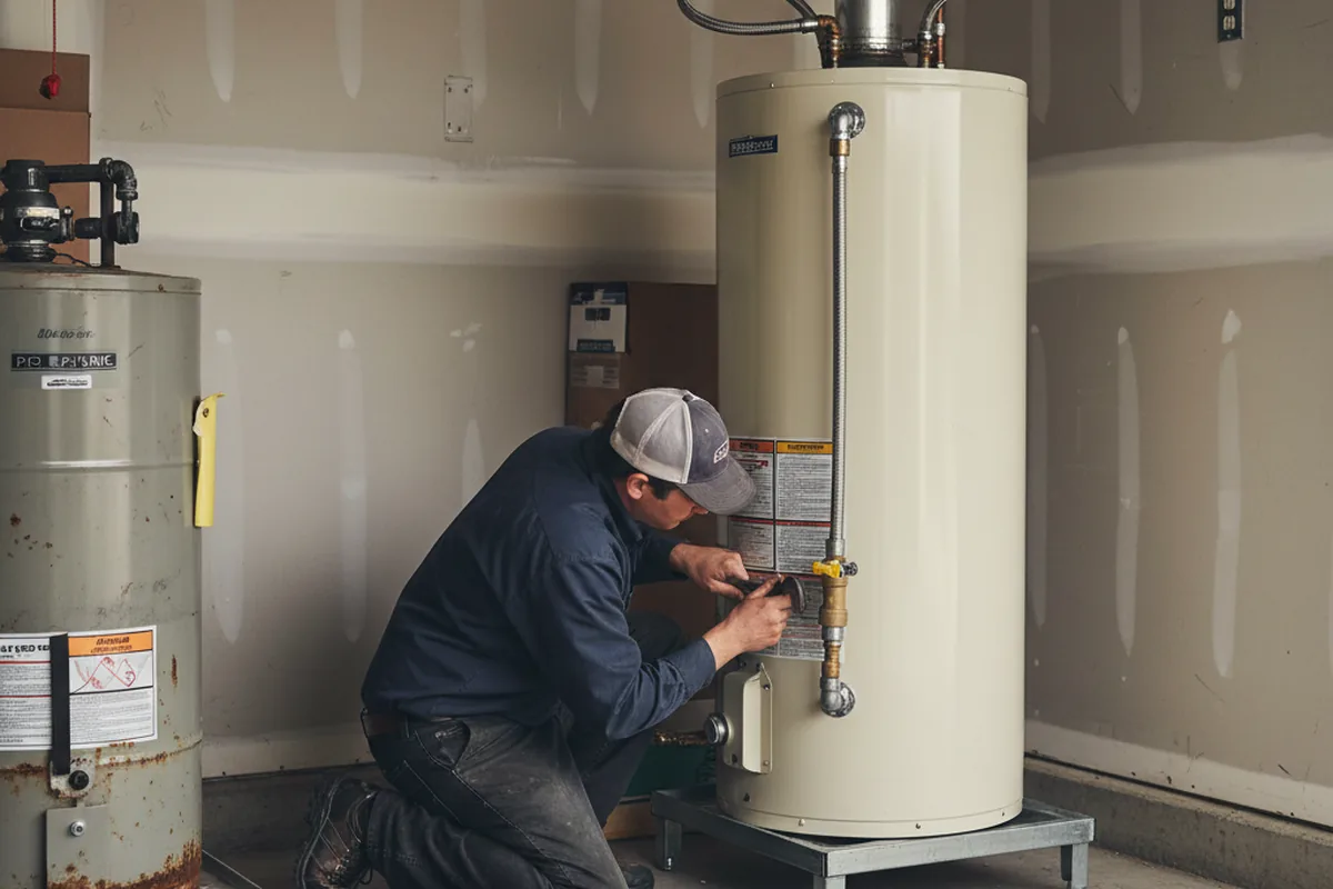 Water heater and shutoff valve replacement in Talala